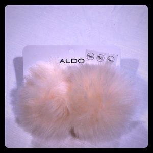 Aldo Pink shoe Pom Poms